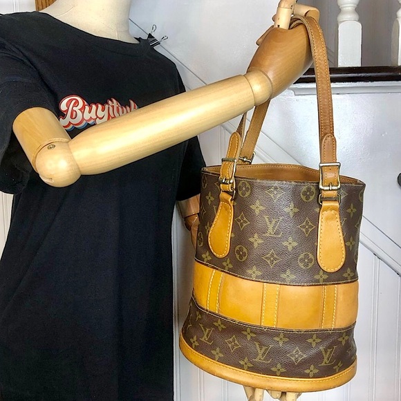 LOUIS VUITTON Vintage Monogram Bucket Bag c/o The French Bag Co. USA - Picture 5 of 17